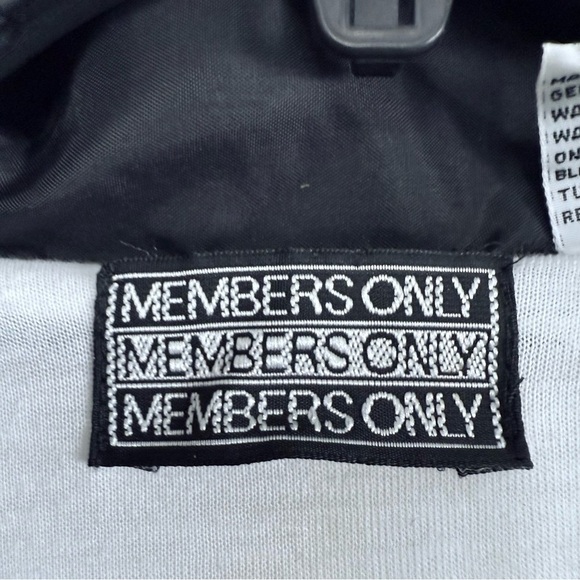 Vintage Members Only Colorblock Geometric Windbreaker Jacket Size Large - Picture 8 of 11
